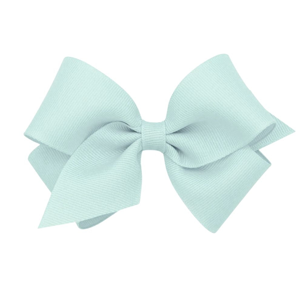 Medium Solid Grosgrain Bow Crystalline