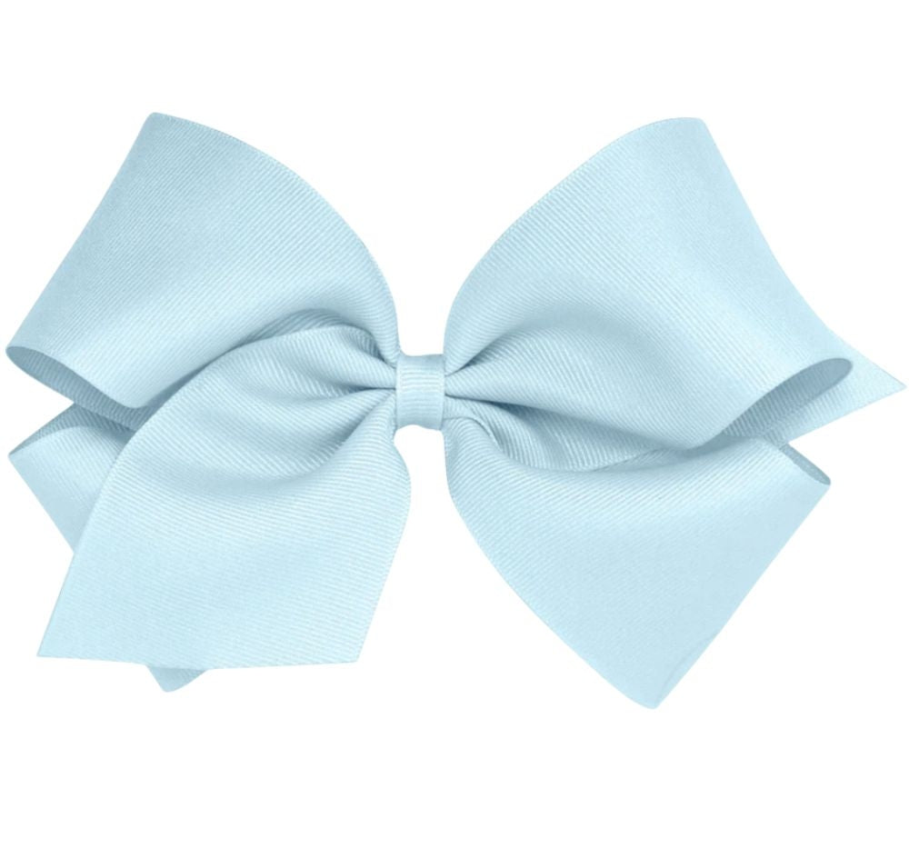 Moño King Grosgrain Blue Vapor
