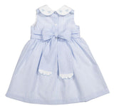 Vestido Blue Seersucker