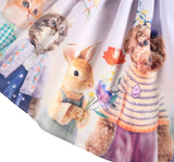 Vestido Estampado Poplin Cuties