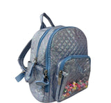 Mini Mochila Confetti Charm Blue
