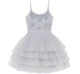 Vestido Tutu Feathered Garden Moonstone