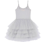 Vestido Tutu Feathered Garden Moonstone