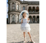 Vestido Tutu Feathered Garden Moonstone