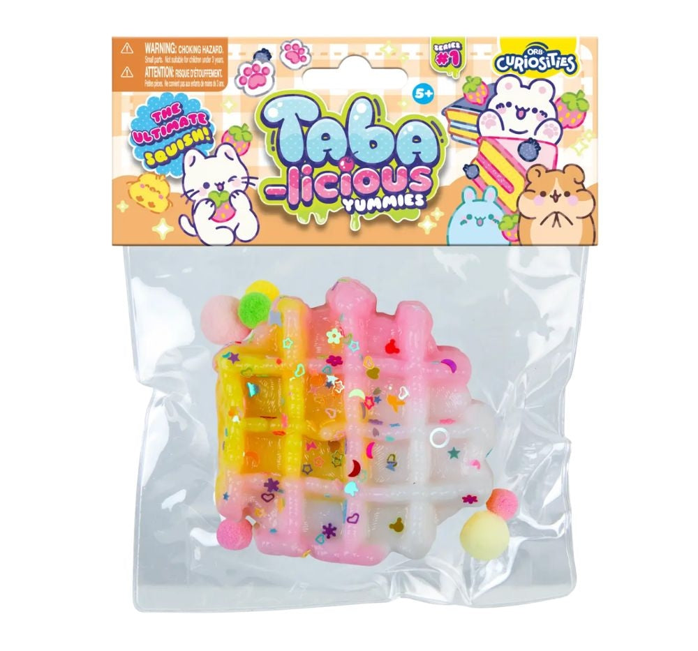 Tabalicious Yummies Mega Waffle Pink-Yellow-White