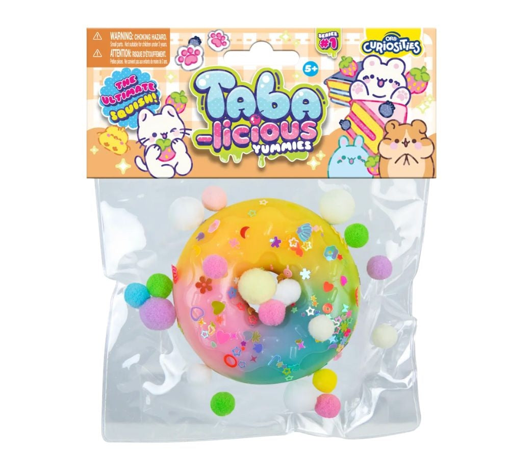 Tabalicious Yummies Mega Donut Green Yellow Pink