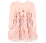 Vestido Callula Pleat Detail Blush