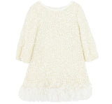 Vestido Lentejuelas Jeanette Boucle Snowdrop