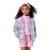 Bomber Rainbow Sequin Stripe