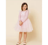 Vestido Tutu Jewel Bow Pink