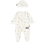 Set Pelele & Gorro Crudo/Hielo