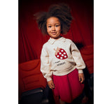 Conjunto Falda Jacquard Rojo