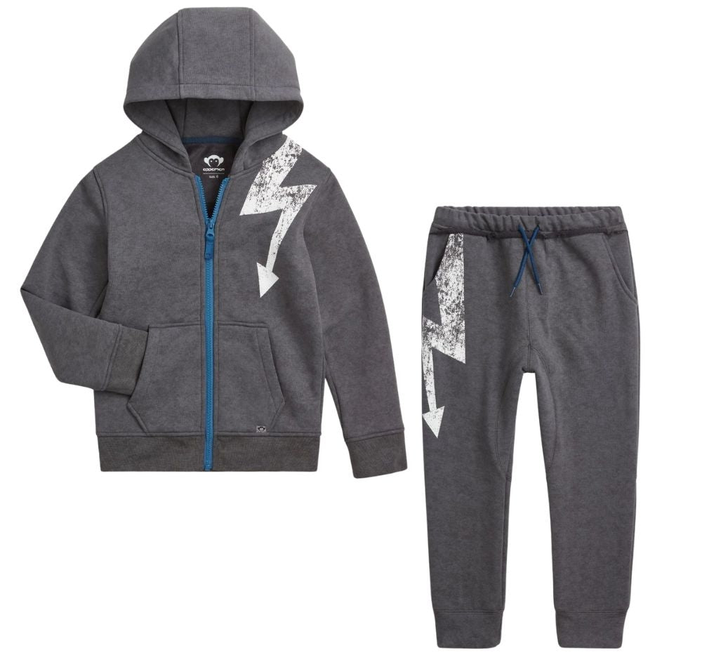 Striver Hoodie & Sidewalk Sweats Washed Grey