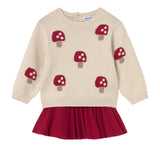 Conjunto Falda Tricot Rojo