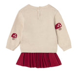 Conjunto Falda Tricot Rojo