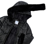 Chaqueton Metalizado Cinturon Negro