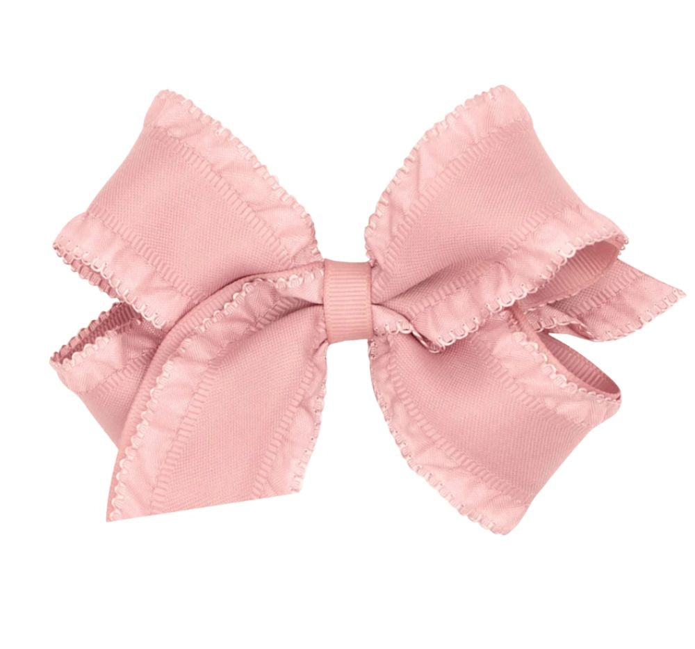 Med Ruffle/GG Overlay Bow Sweet Nectar