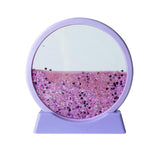 Sparkling Glitter Sand Scene Purple