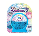 Sparkling Glitter Sand Scene Blue