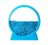 Sparkling Glitter Sand Scene Blue