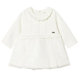 Vestido Tricot & Tul Crudo