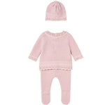 Conjunto Polaina & Gorro Tricot Cuarzo