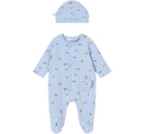 Set Pelele & Gorro Cielo