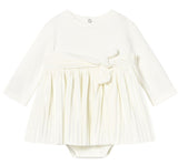 Vestido Combinado Crudo