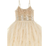 Vestido Tutu Linen Gold Radiance