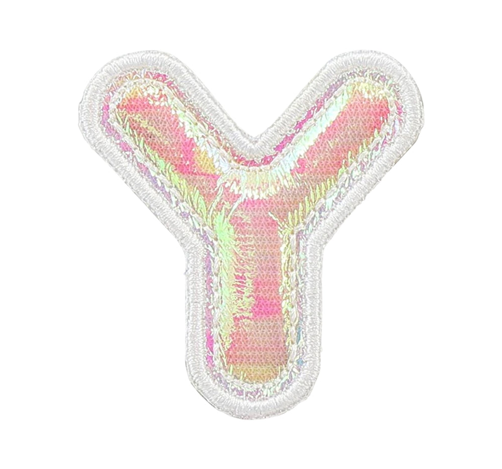 Parche puffy iridiscente letra Y -Stoney Clover