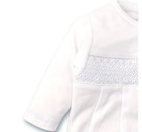 Mameluco blanco con detalle en azul -Kissy Kissy