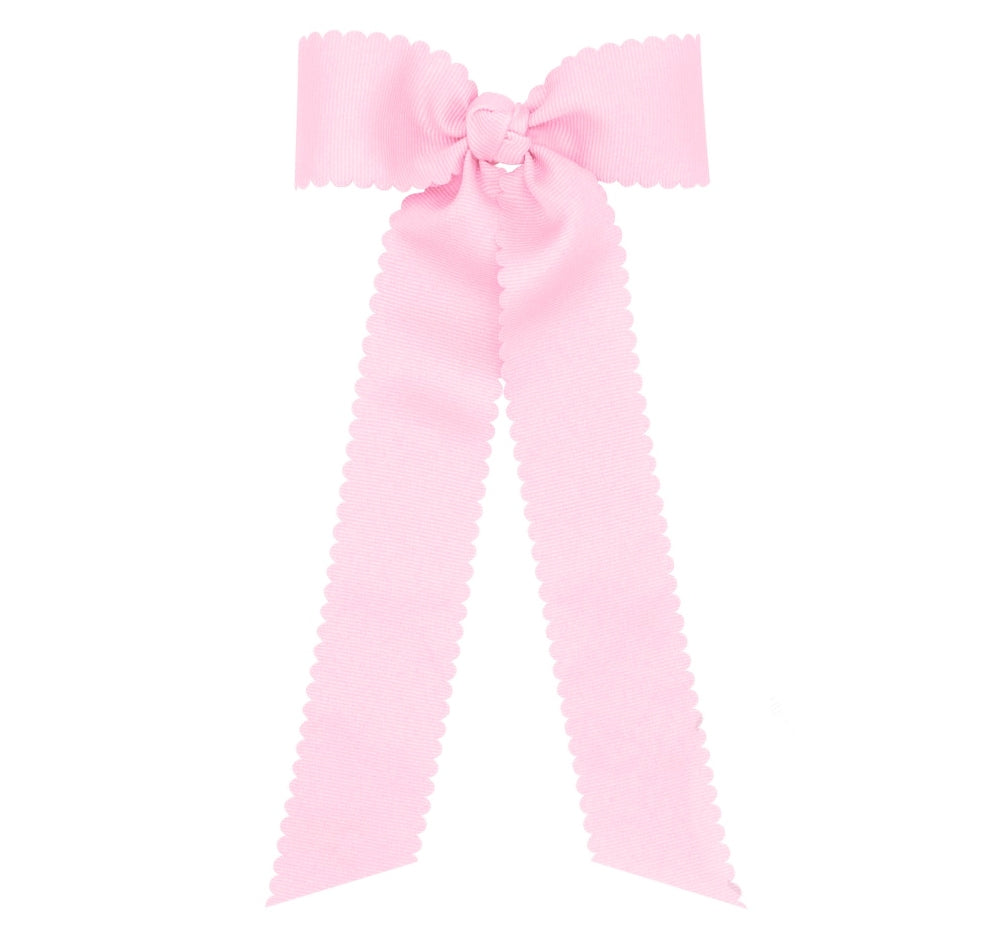Medium Scalloped GG BT W/Tails Light Pink