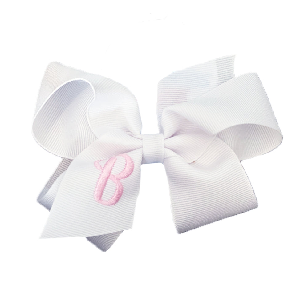 Medium Monogram Gro White B