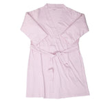 Bata para dormir rosa con rayas para adulto -Kissy Kissy