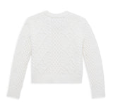 Suéter cárdigan blanco -imoga