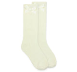 Calcetines con moño ivory XS -Jefferies