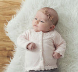 Cárdigan con volantes rosas -Feltman Brothers