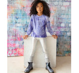 Playera de manga larga tie dye morado -Appaman