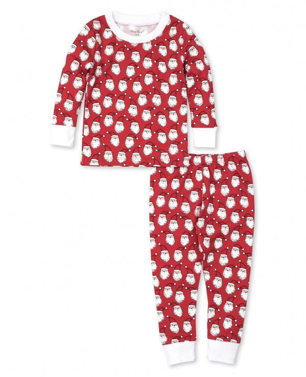 2PC pijama navideña roja de Santa Ho Ho Ho