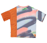 Playera deportiva multicolor de pintura en aerosol -Molo