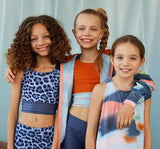 Blusa deportiva multicolor de pintura en aerosol -Molo