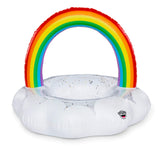 Inflable flotador de arcoíris y nubes -Big Mouth