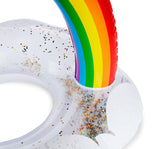 Inflable flotador de arcoíris y nubes -Big Mouth