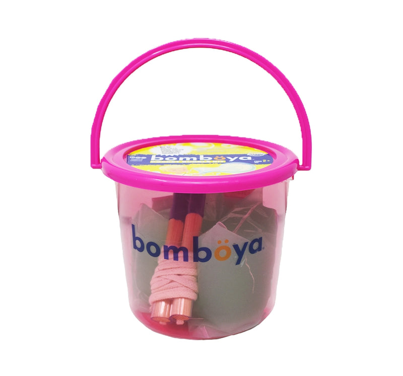 Kit portatil rosa de burbujas  -Bomboya