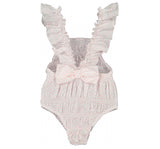 Traje de baño de corazones pequeños con moños- Sal & Pimienta