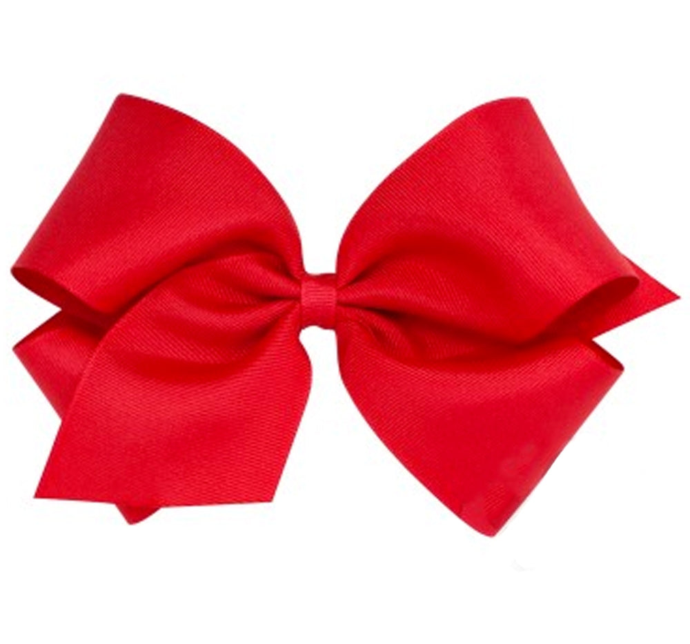 King Grosgrain Bow Red