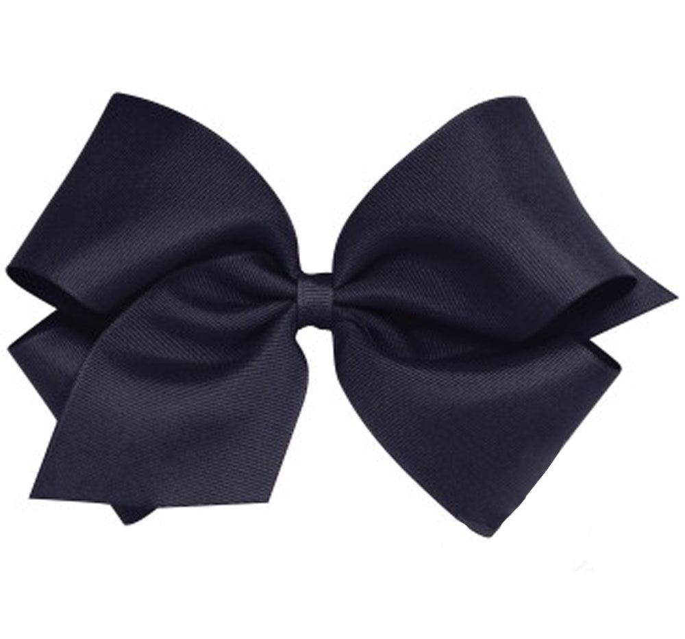 King Grosgrain Bow Navy