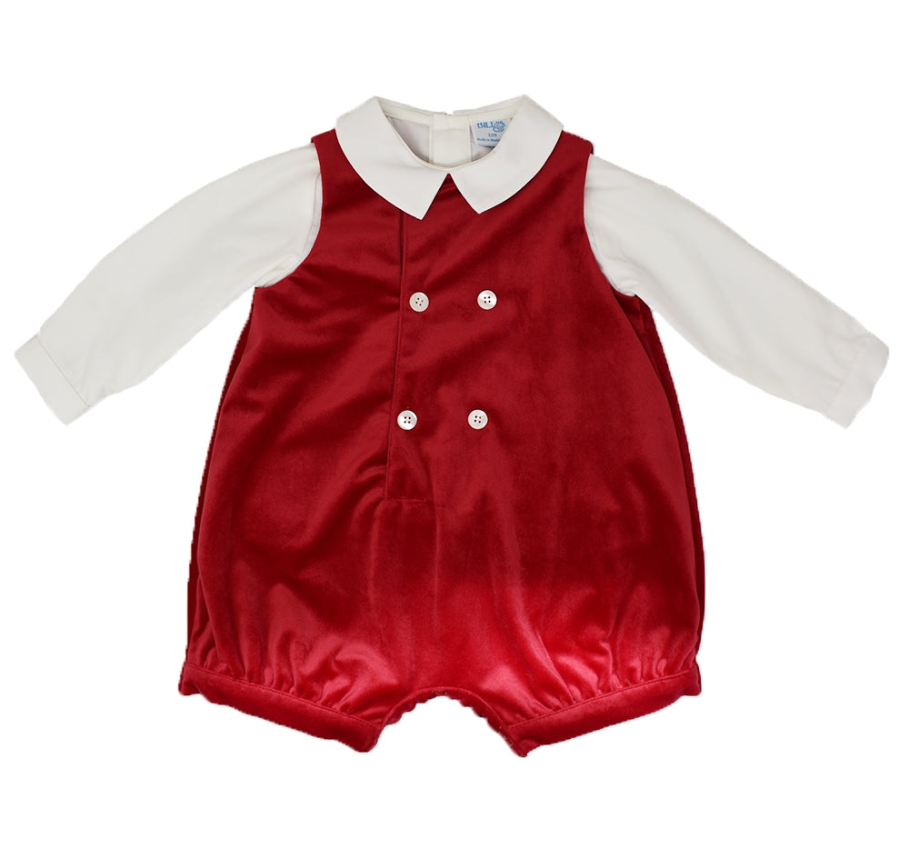 Deluxe Velvet Float Boy Romper