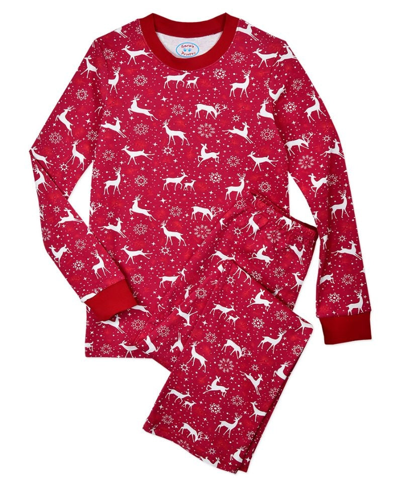 Adult PJS Holiday Red Deer