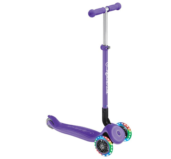 Scooter Plegable De Luces Violeta